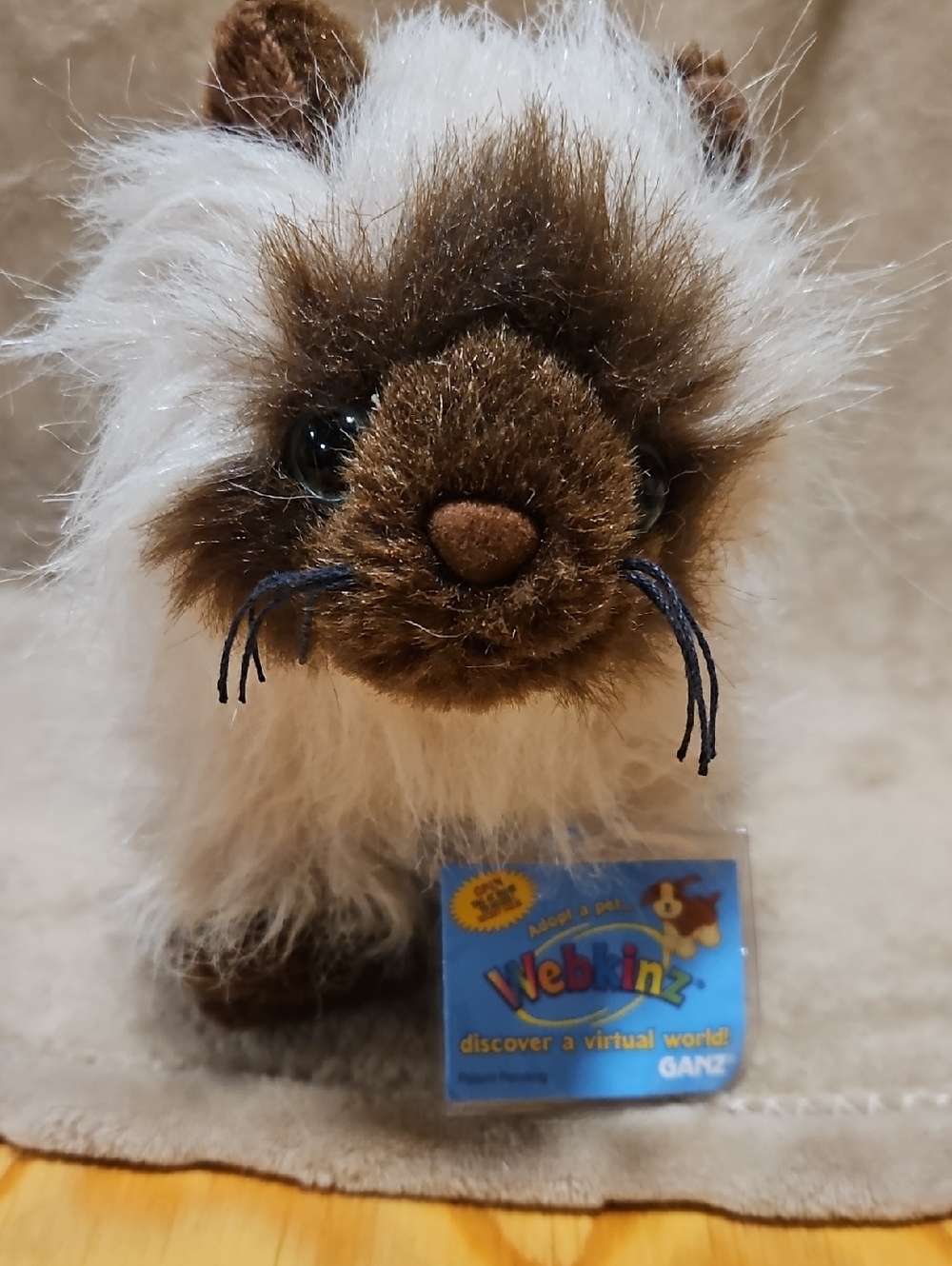 Webkinz Plush Himalayan Cat - Brown and White